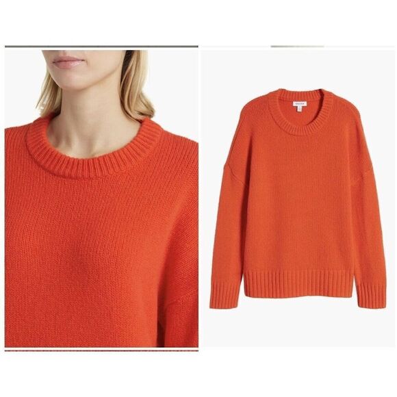 $249 Nordstrom Oversize Wool & Cashmere Sweater Size Medium - Picture 1 of 4